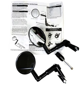 Vintage Pair Mirrycle Mountain Bike Mirrors 3" Round - NOS (No Box) - Picture 1 of 5