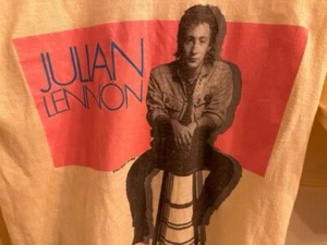Rare Julian Lennon Valotte 1985 Concert Tour T-shirt Medium (Runs Small) - Picture 1 of 6