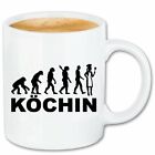 Produktbild - Kaffeetasse KÖCHIN - KOCH - CHEFKOCH - KÜCHENHILFE - STERNE KOCH Keramik 330 ml