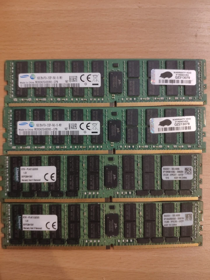 KINGSTON	KTH-PL421LQ/32G 32GB  4RX4 PC4-1700 DDR4 2133MT/s 1.2V 288-pin 8Gb ECC - Image 1 of 1