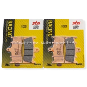 2x Pairs of SBS Sinter Front Brake Pads For Kawasaki ZRX 1200 2001-2004 - 686RST - Picture 1 of 2