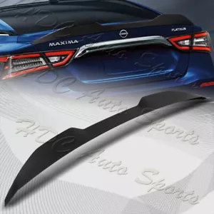 For 2016-2023 Nissan Maxima W-Power Black V-Style Duckbill Trunk Spoiler Wing - Picture 1 of 6