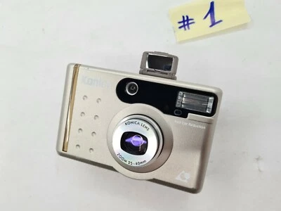 #1 Konica Revio CZ Zoom 25-40mm Point & Shoot Film Camera 35mm Self Timer Tested - Image 1 of 4