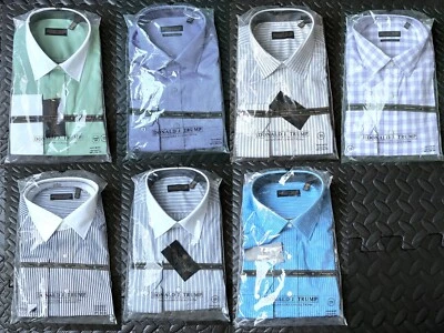 Camisa con botones Donald Trump Signature Collection talla regular 18,5 34/35 Foto 1 de 4