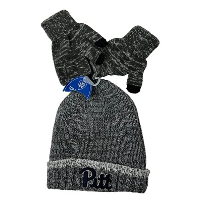 Pittsburgh Panthers Tejido Medias Sombrero y Guantes Top Of The World Juventud OSFM NCAA Foto 1 de 4