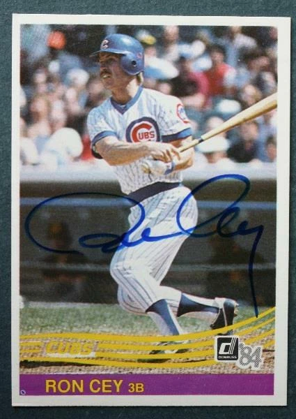 Chicago Cubs star Ron Cey Autographed / signed 1984 Donruss baseball card NICE-- - Image 1 of 1
