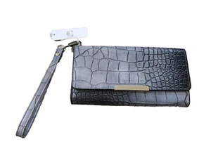Charming Charlies Grey Cluth Wallet Phone Case - Picture 1 of 5