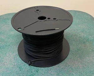 Carol C1321 #18awg 65 Tin Copper EPDM Rubber Test Lead Wire 5000V Black 1000 ft - Picture 1 of 3