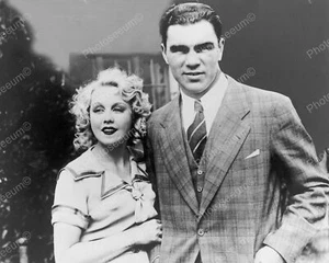 Max Schmeling Boxer With Wife 1933 Classic 8 by 10 Reprint Photograph - Imagen 1 de 1