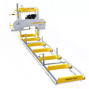 BAMATO Blockbandsäge BBSW-750G Kleinsägewerk Sägewerk 9,0kW Benzinmotor E-Start - Bild 1 von 12