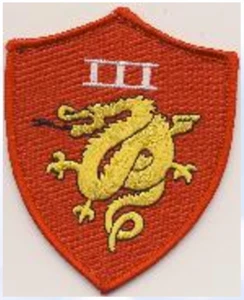 4" NAVY TOPGUN 3RD MARINE AMPHIBIOUS EMBROIDERED PATCH - Picture 1 of 1