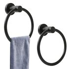 Towel Ring Matte Black For Bathroom?Sus 304 Heavy Duty Stainless Steel Hand T...
