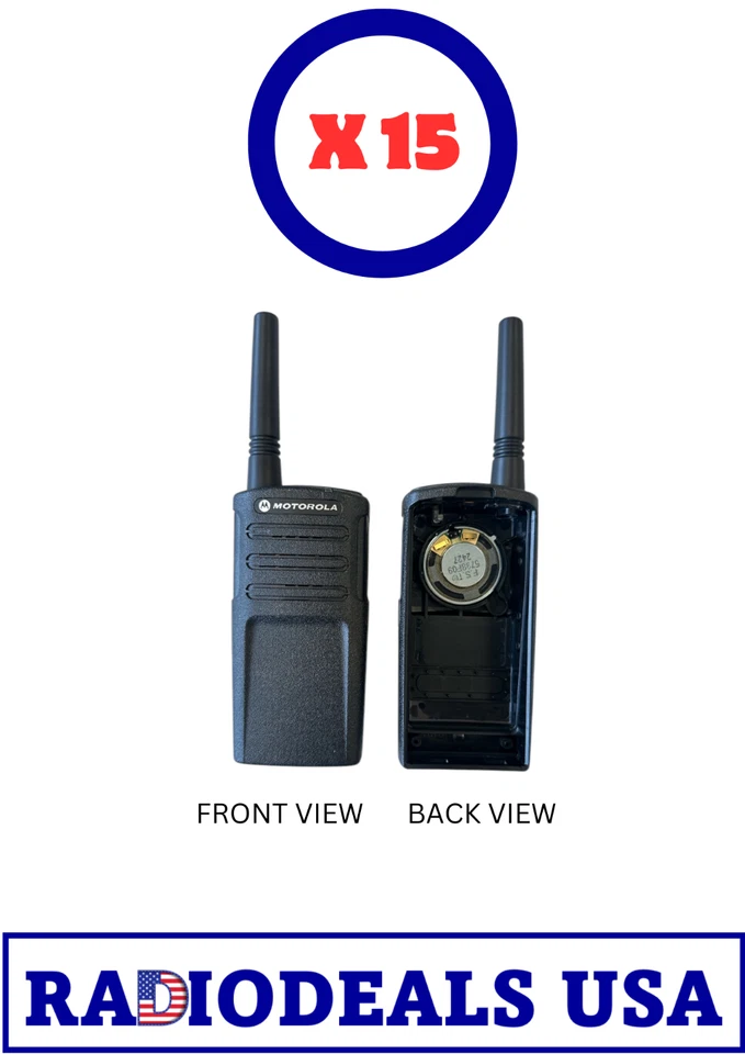 Motorola RMU2080 Housing with speaker & knobs - RMU2080 - 15 PC - Image 1 of 1