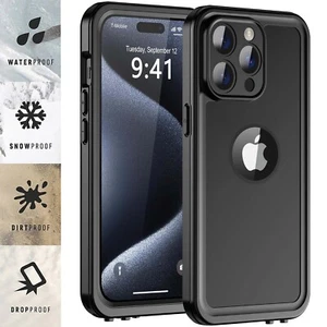 Life Waterproof Shock Dust Proof Case Cover iPhone 14 12 11 13 15 16 Pro Max XR - Picture 1 of 39