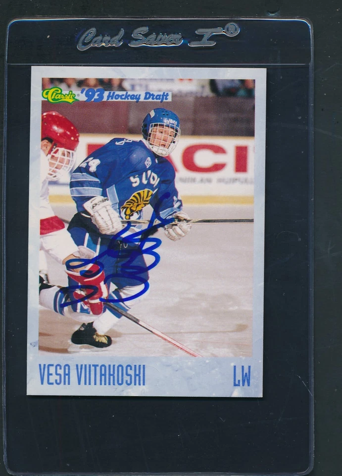 1993/94 Classic Draft #47 Vesa Viitakoshi Signed Auto *D6292 - Image 1 of 1
