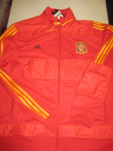 Spain- David Villa hand signed World Cup Spain Tracksuit / Warm Up top + COA