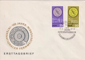 DDR FDC 1113-4 SC 771-2 ITU conf - Picture 1 of 1