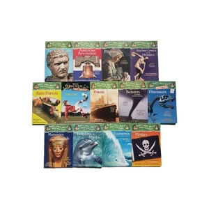 Lot of 13 Magic Tree House Book Series Research Guide Fact Trackers - Picture 1 of 8