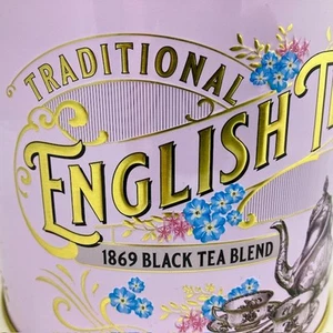 Victorian Vintage Style Tin with 80 teabags of black tea blend new exp 08/2025 - Picture 1 of 7