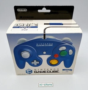 Official OEM Nintendo GameCube Controller Violet & Clear DOL-003 Box - Brand New - Picture 1 of 4
