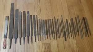 File Lot 37 Black Diamond Nicholson Simonds & More Old Rusty Hand Tool Vtg USA - Picture 1 of 11