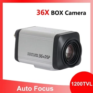 CCTV 1/4" Sony 1200TVL 36X Optical Zoom DSP Color Video Box Camera Auto Focus - Picture 1 of 9