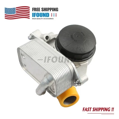 Oil Filter Housing w/ Oil Cooler Gasket FOR BMW 328i 335i 528i X3 Z4 11428637812 Foto 1 de 4