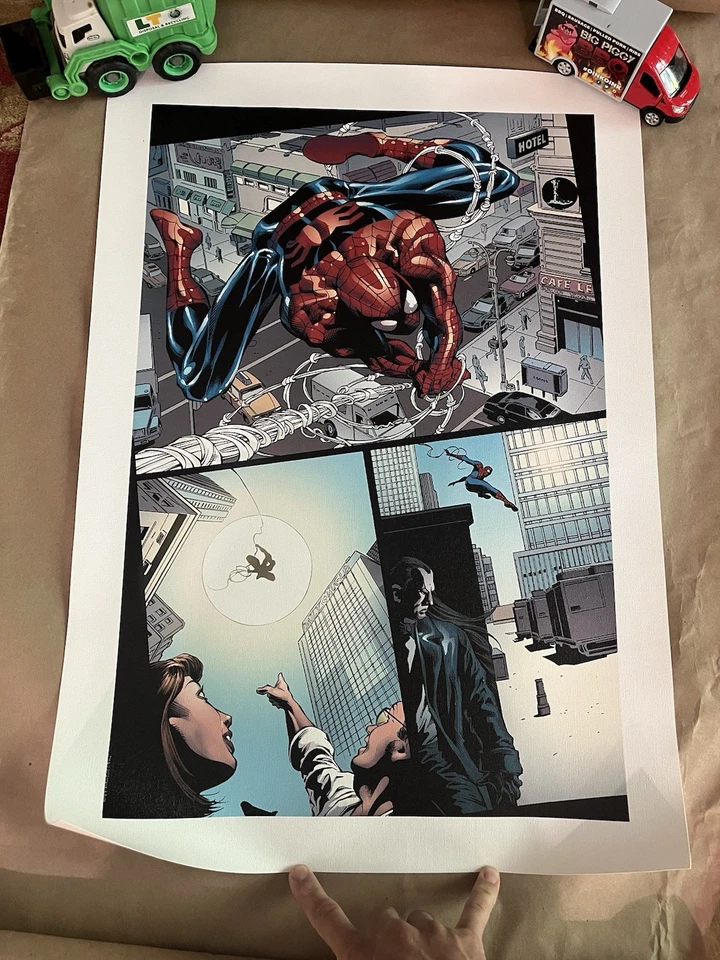 Marvel Comics Amazing Spider-Man #526 Giclee sobre lienzo Mike Deodato Jr Foto 1 de 1