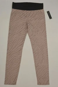 Tahari Nuevo con Etiquetas Mujer Metálico Rosa Cebra Leggings Largo Completo Talla M - Imagen 1 de 9