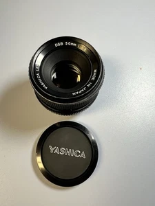 Yashica DSB 50mm f/1.9 Prime Lens C/Y Made in Japan Smooth Focus Caps Included - Picture 1 of 8