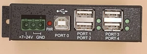 USBG-4U2ML Coolgear 4 Port USB 2.0 Powered Hub Industrial Grade - Picture 1 of 7