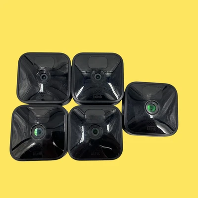 PARA REPUESTOS Lote de 5 Cámaras de Seguridad Blink BCM00400U Negras #4712 z65b318-z59b2 Foto 1 de 4
