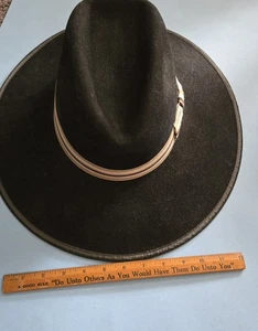 Dynafelt Classic Western wasserabweisende Fellmischung Gr. 7,5 Cowboy Bergmann - Bild 1 von 10