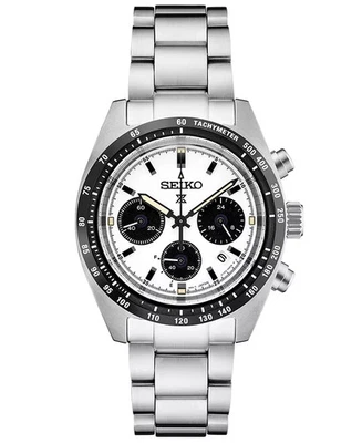 Seiko Prospex Speedtimer Solar Chronograph Stainless Steel Men's Watch SSC813 Foto 1 de 4