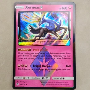 Xerneas Prism Star 144/214 olografico raro tuono perduto Pokemon TCG Holo quasi nuovo - Foto 1 di 2