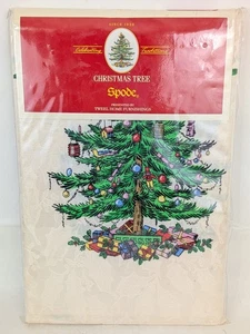 NEW Spode Christmas Tree 60x102 Tablecloth Rectangular Tables Seats 8 To 10 - Picture 1 of 6