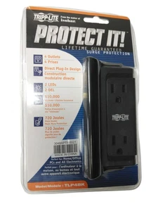 New Tripp Lite Protect It! Direct Wall Mount/Plug-In Surge Suppressor, 4 Outlets - Afbeelding 1 van 2