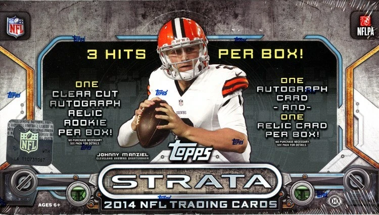 2014 TOPPS STRATA FOOTBALL HOBBY BOX BLOWOUT CARDS - Image 1 of 2