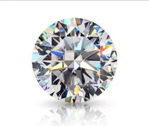 Lab Grown CVD Diamond 8 MM Round Excellent Cut D Color VVS1 Clarity Certified - Picture 1 of 8