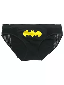 DC Comics Womens Black Batgirl Panties Bikini Briefs Batman Underwear - Picture 1 of 1