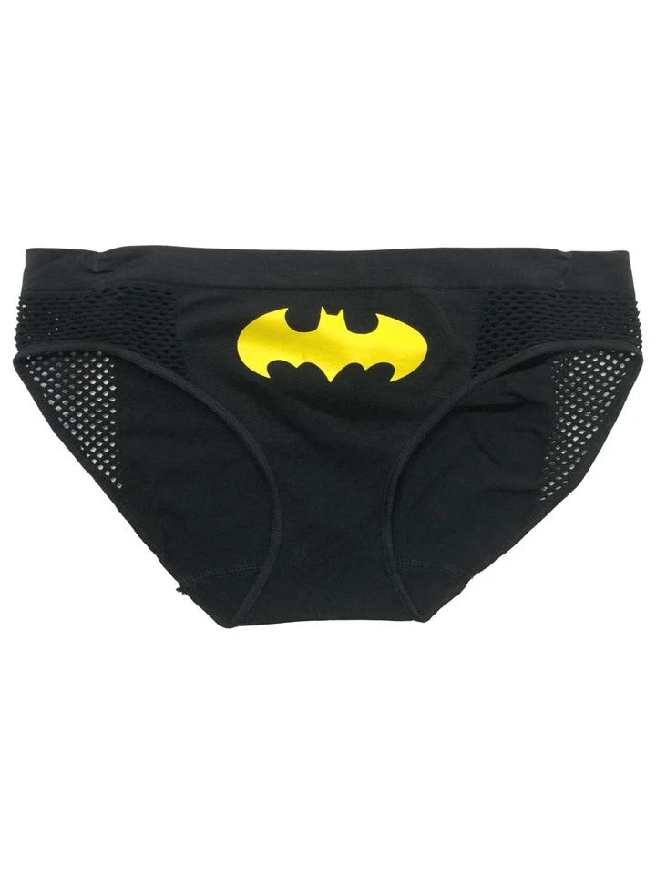 DC Comics Womens Black Batgirl Panties Bikini Briefs Batman Underwear - Image 1 of 1