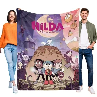 Throw Blanket Hilda Super Soft Flannel for Bed Sofa All Season Gifts - Image 1 of 4