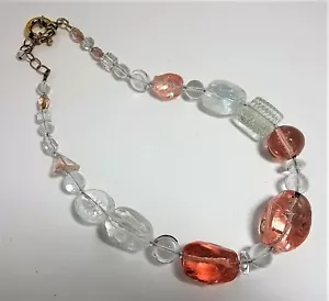 Collana Donna Jery Rosa Antica Murrina Vetro di Murano Made in Italia v378 - Foto 1 di 5