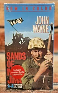 Sands of Iwo Jima (VHS, 1994, Color) Brand New Sealed John Wayne - Picture 1 of 5