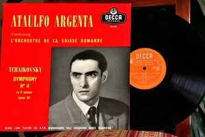 DECCA FFRR MONO UK LXT 5125 TCHAIKOVSKY "Symphony No. 4" Ataulfo ARGENTA - OSR - Imagen 1 de 2