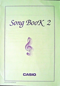 Original Casio Song Book 2 for CTK, WK Keyboards 44 Pages 10 Songs VG Condition. - Picture 1 of 2