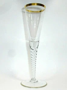 Vaso de champán mango torneado Josephinenhütte siglo XIX - Imagen 1 de 10