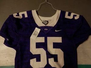 NEW NWT TCU Texas Christian University Football Game Jersey Nike #55 Men's Large - Picture 1 of 3