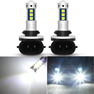 2X Xenon White 6000K 881 LED Fog Light Driving DRL Bulbs 862 886 889 894 896 898 - Picture 1 of 9