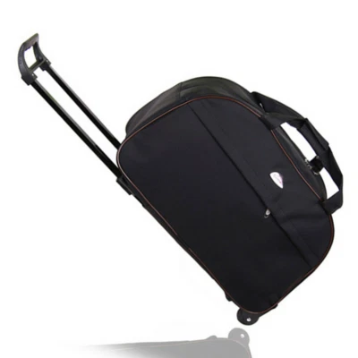 24" Wheeled Rolling Duffle Bag Oxford Waterproof Carry On Travel Trolley Luggage - Image 1 of 4